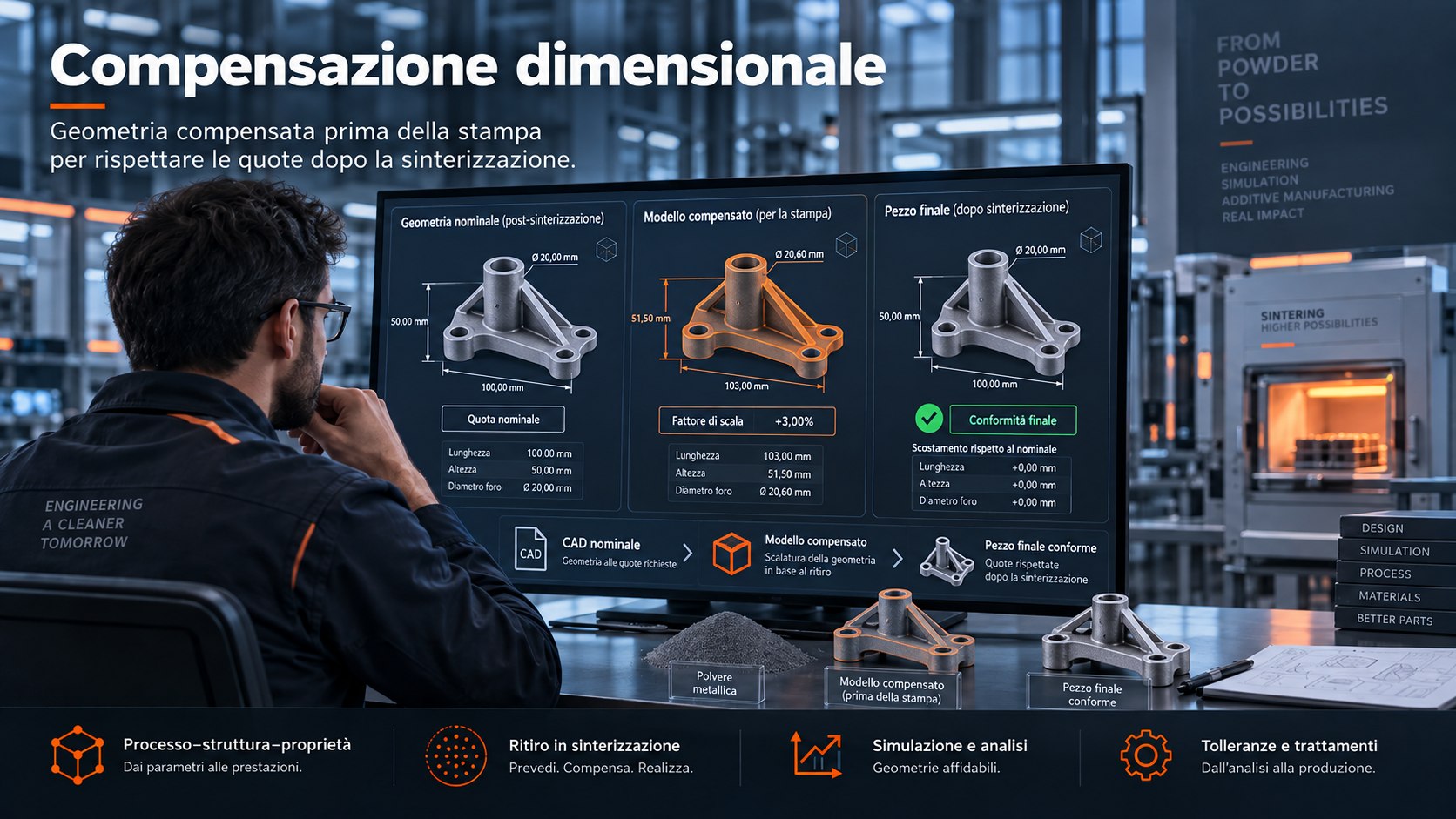 Compensare prima di stampare