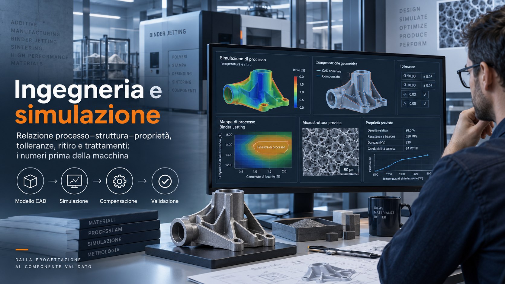 Ingegneria e simulazione per l'additive manufacturing